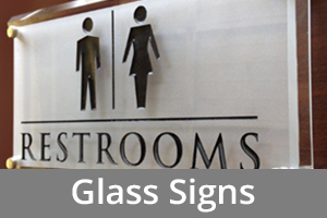 glass signs